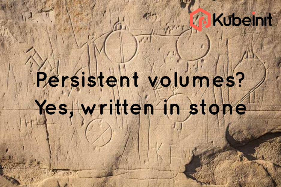 Persistent volumes and claims in KubeInit